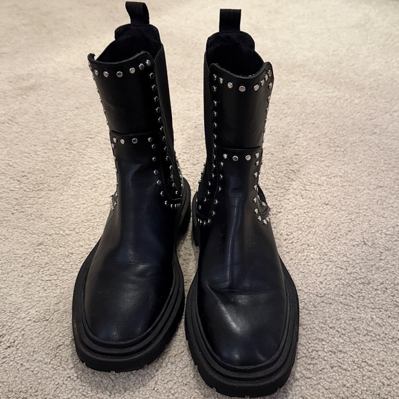 Zara boots black size 8.5 (39) - Picture 3 of 7